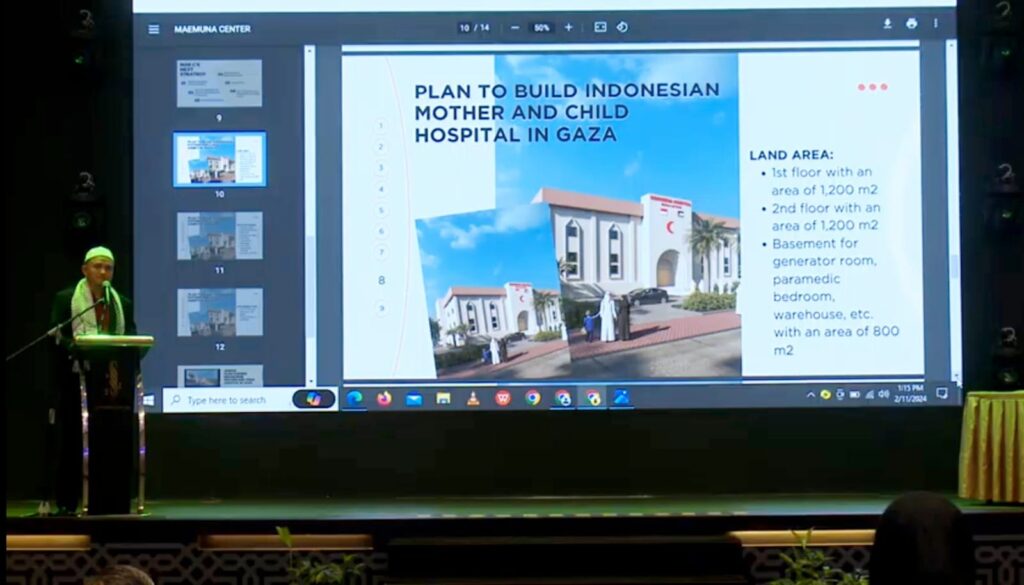 AWG Paparkan Rencana Bangun RSI Ibu-Anak di Gaza dalam Forum Internasional