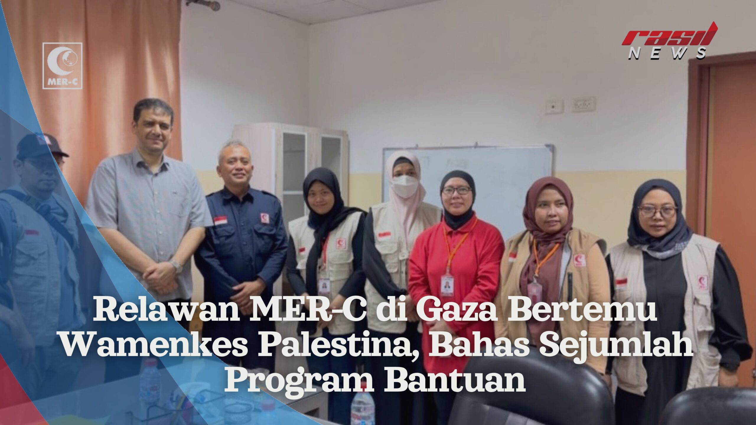 Relawan MER-C di Gaza Bertemu Wamenkes Palestina, Bahas Sejumlah Program Bantuan