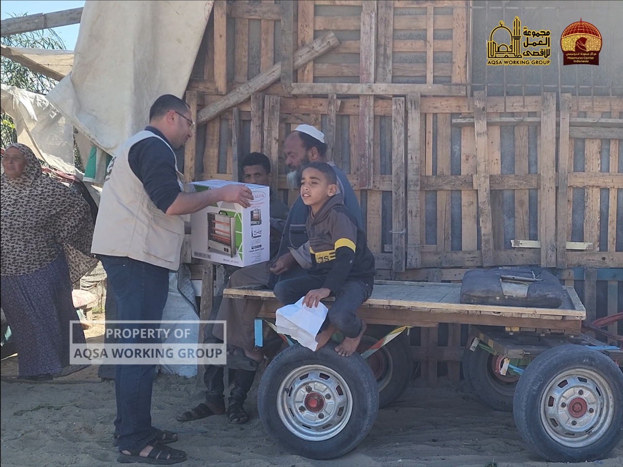 AWG Kembali Buka Donasi Bantuan Musim Dingin untuk Palestina